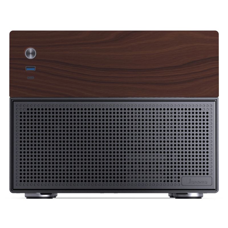 Jonsbo N4 NAS Case, Micro-ATX - Siyah Renk Kasa